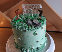 voetbal taart